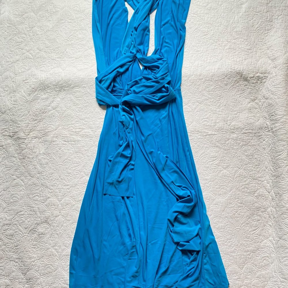 Avon Convert Into Style Dress 💙Blue Wrap Dress 💃 - Picture 8 of 10
